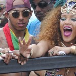 Lewis Hamilton and Rihanna